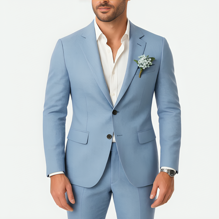 Two-piece Casual Suit for Wedding Guests | Elegant