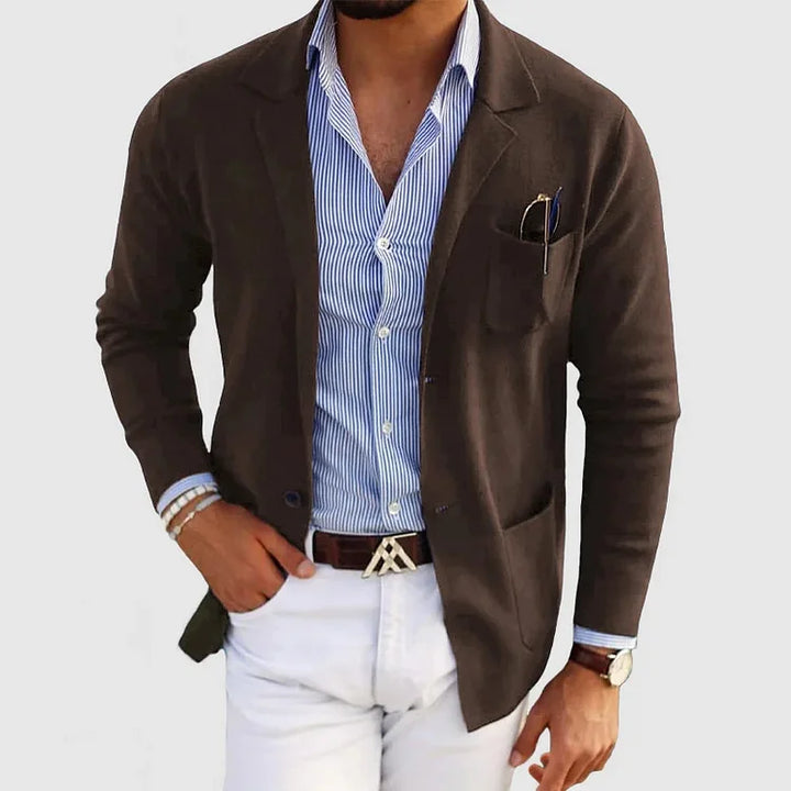Men's Casual Knit Blazer | Lightweight & Stylish