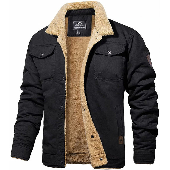 Classic Bomber Jacket for Men | Buttoned