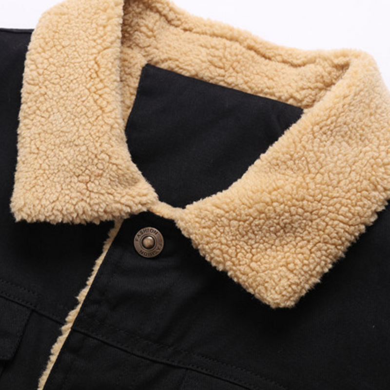 Classic Bomber Jacket for Men | Buttoned