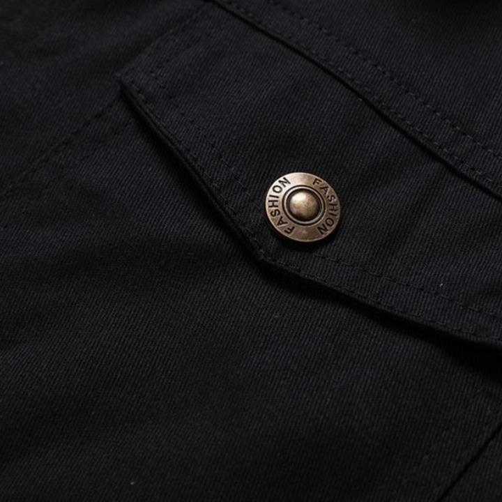 Classic Bomber Jacket for Men | Buttoned