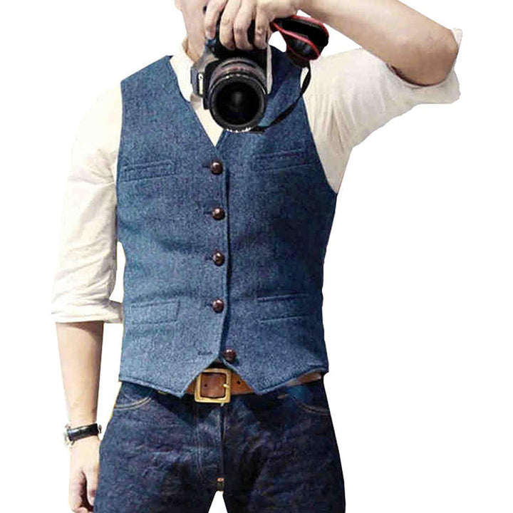 Casual Vest for Men | Button Down