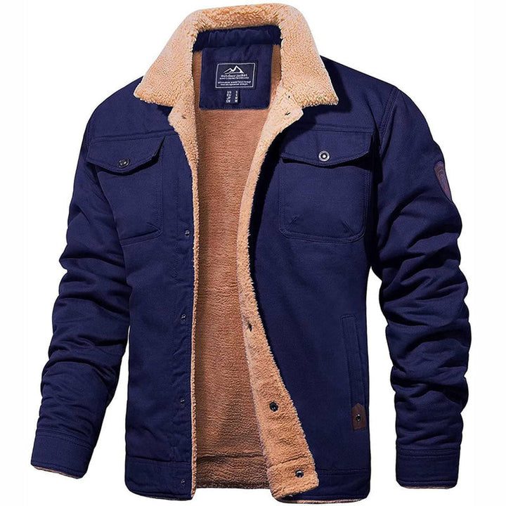 Classic Bomber Jacket for Men | Buttoned