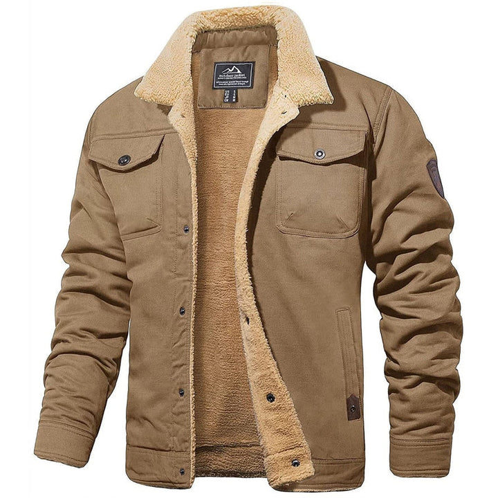 Classic Bomber Jacket for Men | Buttoned