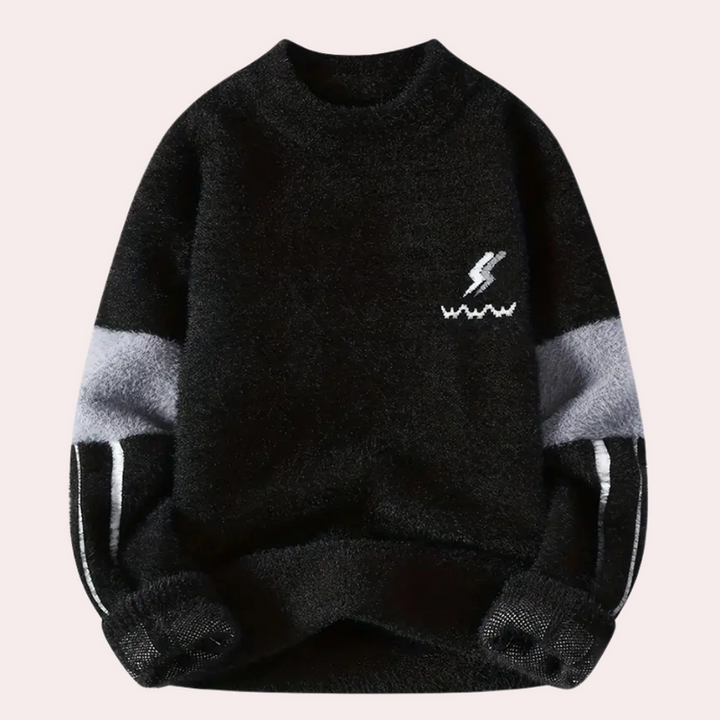 Knitted Sweater for Men | Textured