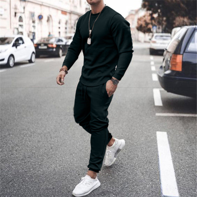 Men's Sweatshirt and Pants Activewear Set | Two-Piece