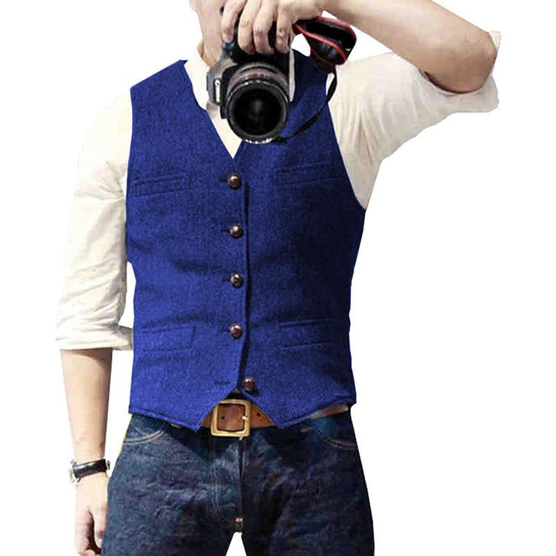 Casual Vest for Men | Button Down