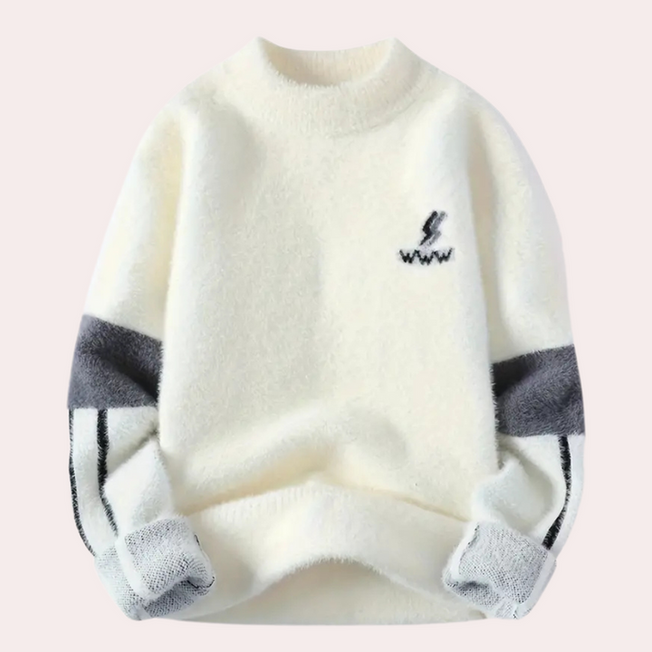 Knitted Sweater for Men | Textured