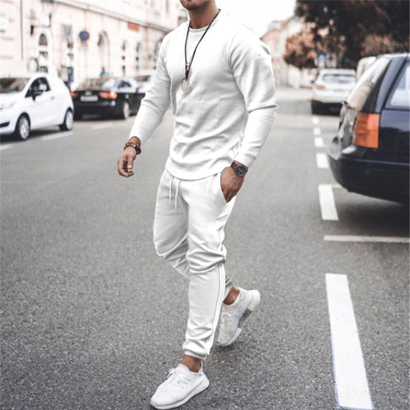 Men's Sweatshirt and Pants Activewear Set | Two-Piece
