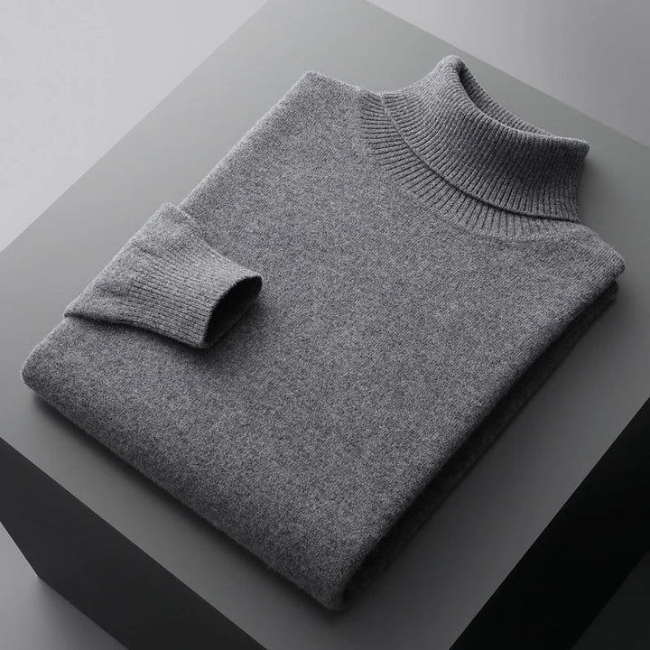 Men’s Turtleneck Sweater – Long Sleeve