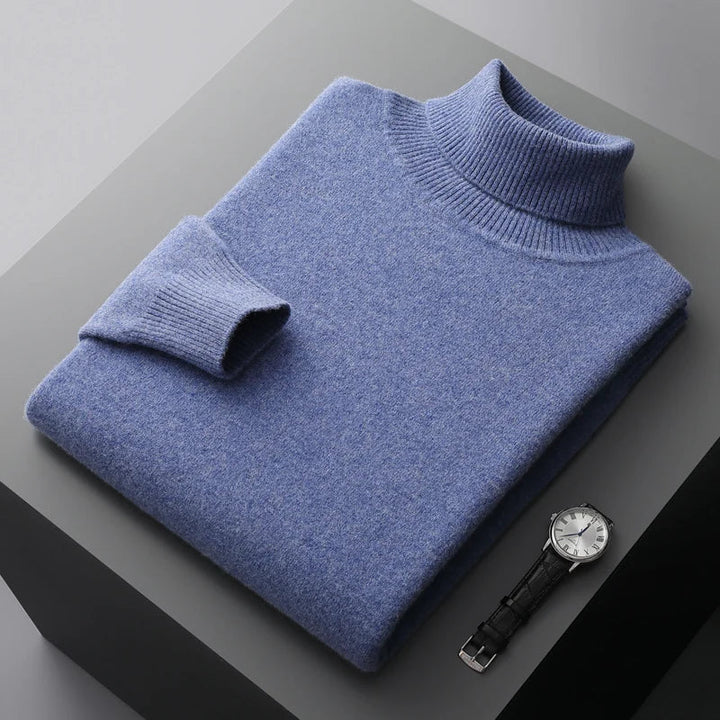 Men’s Turtleneck Sweater – Long Sleeve