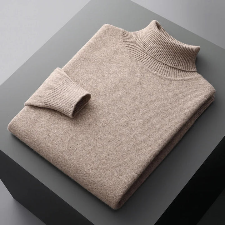 Men’s Turtleneck Sweater – Long Sleeve