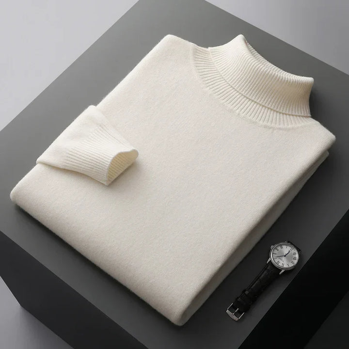 Men’s Turtleneck Sweater – Long Sleeve