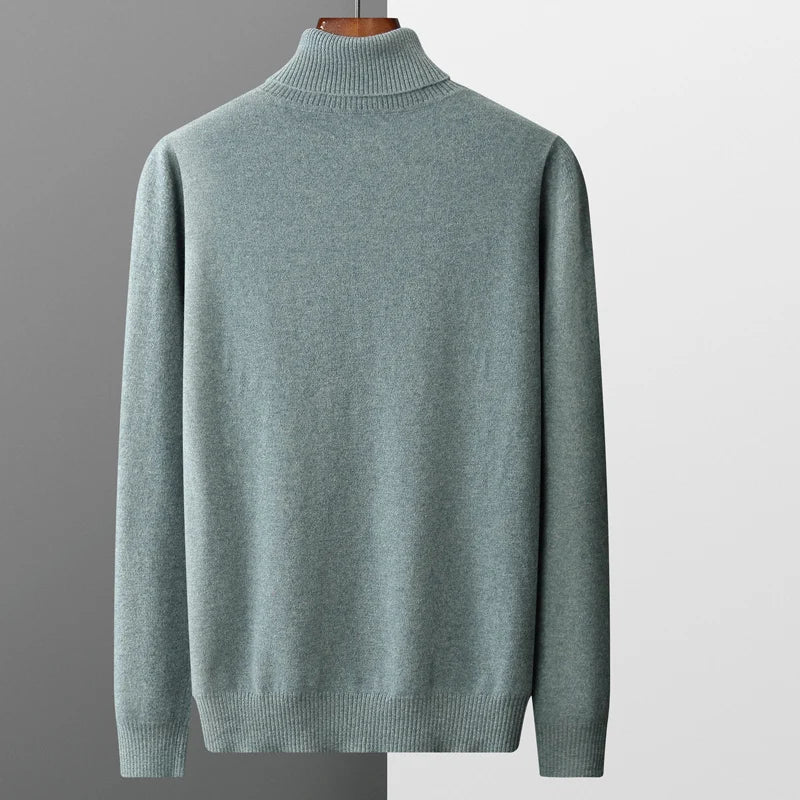Men’s Turtleneck Sweater – Long Sleeve