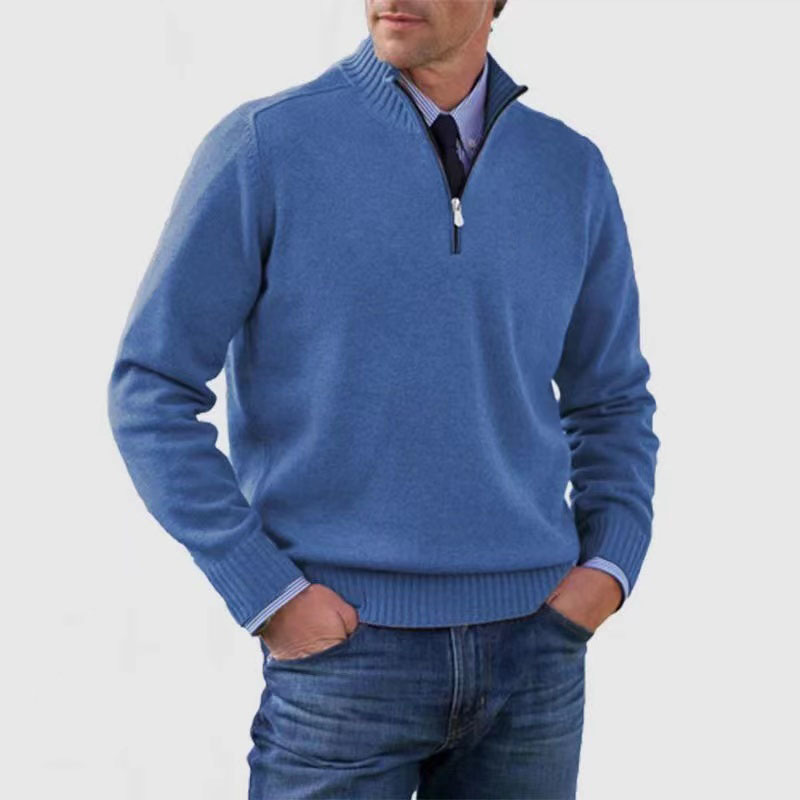 Men's half-zip sweater